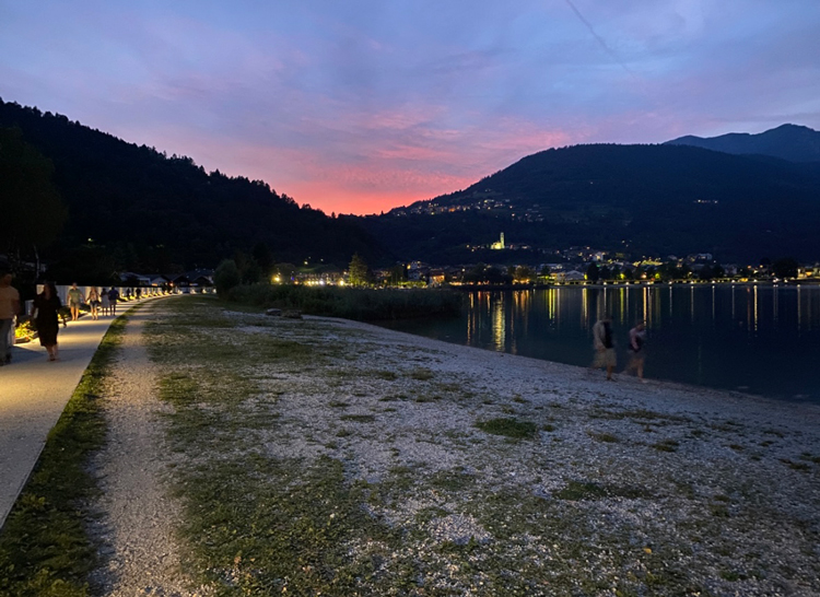 Avond op Lago di Caldonazzo