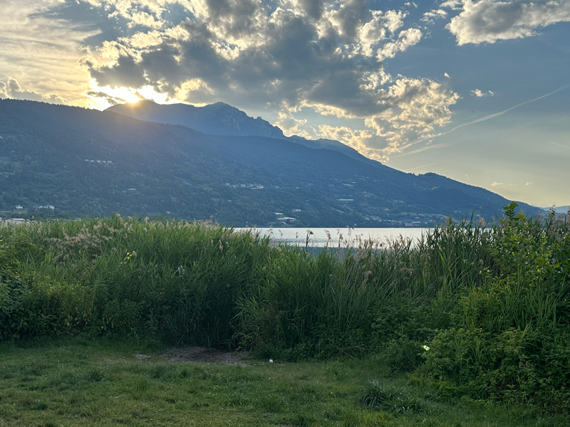 Caldonazzo in Italië aan het meer